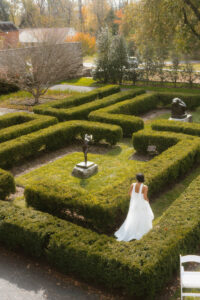 Elegant garden wedding
