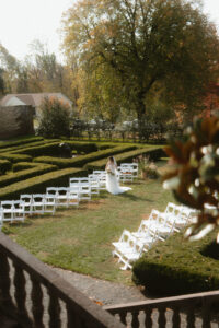 Elegant garden wedding