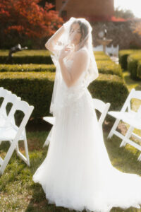 Elegant garden wedding